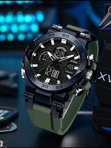 BIDEN 1块多功能圆形数字运动手表，适合日常佩戴，是馈赠佳品。