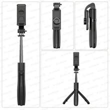 AXNEN Extendable Selfie Stick Tripod With Wireless Remote And Phone Holder, Portable Smartphone Tripod Stand For Group Selfie/Live Streaming/Video Recording, Compatible With IOS And Android Devices - Black - View 8