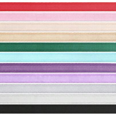 Bristlegrass Picot Bra Elastic Band Underwire Casing 3/8" 1/2" 5/8" 10mm 13mm 15mm Nylon Plush Channeling Tape Underwear Lingerie Making DIY Sewing Trim