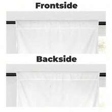 2 Panel 28"X40" Living Room Easter Curtains With Rabbit And Eggs, Home Window Decoration For Easter, Bedroom Flower Filter Curtain With Rod Pocket