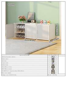 Multi-Tier High Capacity Dust-Proof Storage Shelf, Foldable Shoe Rack For Bedroom, Living Room, And Hallway, Suitable For Home Use