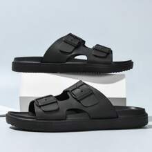 Summer Slippers Men's Platform Sandals Non-Slip Beach Shoes Outdoor Outdoor Camping Non-Slip Slippers Light And Wear Resistant Home Outdoor Dual-Use Bathroom Beach Slippers