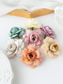 5/10/20PCS 人造花-水仙花、丝绸水仙花、假植物、家居、餐厅、客厅、户外花园装饰、插花艺术、摄影道具、秋季、春季、花瓶、花墙、花环、新娘花束、婚礼装饰、DIY 花环材料、生日派对装饰材料、家居装饰配件、情人节。 - 189# - 查看 1