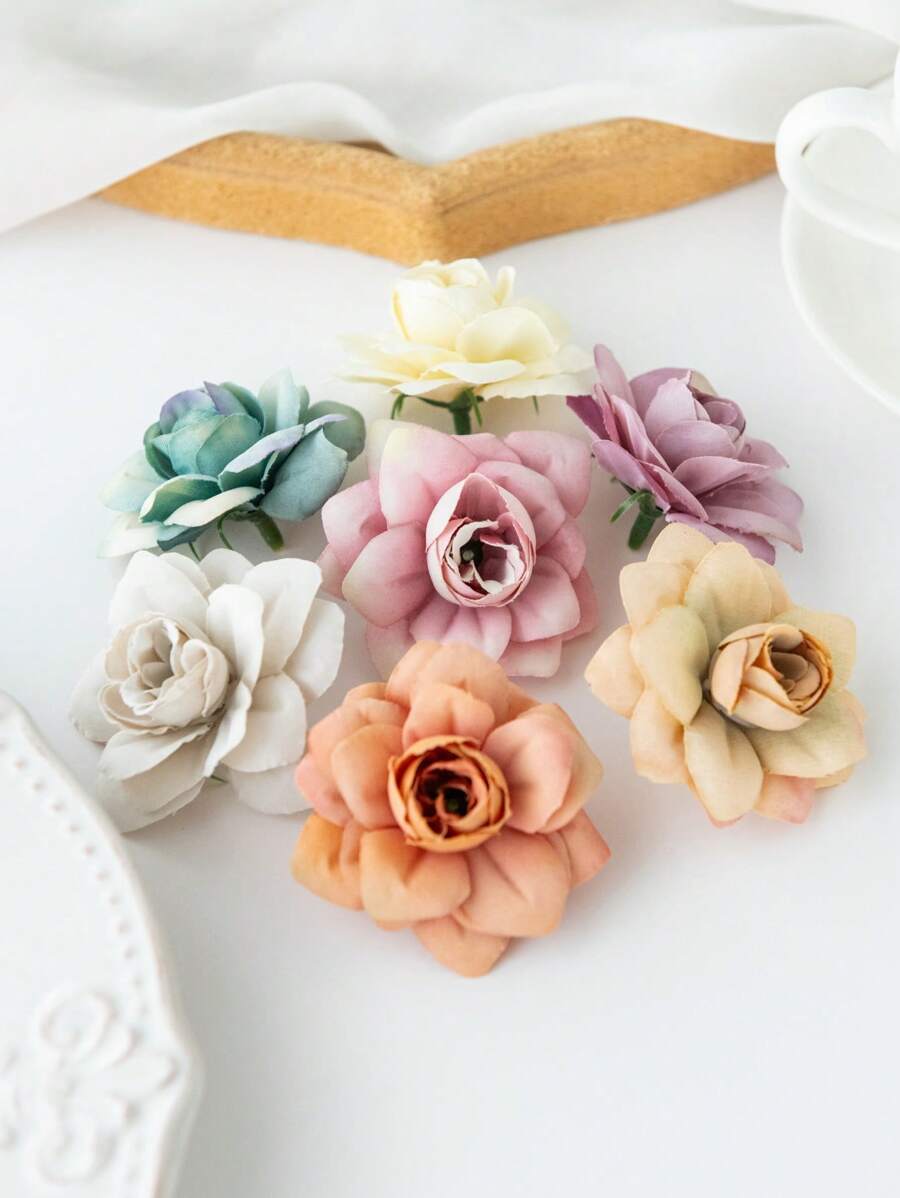 5/10/20PCS 人造花-水仙花、丝绸水仙花、假植物、家居、餐厅、客厅、户外花园装饰、插花艺术、摄影道具、秋季、春季、花瓶、花墙、花环、新娘花束、婚礼装饰、DIY 花环材料、生日派对装饰材料、家居装饰配件、情人节。 - 189# - 查看 1