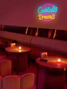 1pc USB Powered Neon Sign LED Decorative Light, Suitable For Room, Bar, Shop, Club, Man Cave, Nightclub, Party Decor