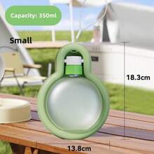 500ml Pet Portable Collapsible Water Cup, Bulb Shaped, Large Capacity Dog Bowl For Outdoor Use - Multicolor - View 10
