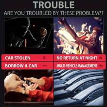 Mini GPS Tracker For Vehicles No Monthly Fee - Real-Time Wireless Hidden GPS Trackers Device For Car With Smart Phone App