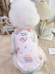 Pet Gift - Pet Fashion Vest, Featuring Anti-Slip Design, Comfortable And Breathable, Stylish And Cute, And Comfortable, Suitable For Small Dogs/Cats As Pet Clothing, New Style For Autumn And Winter