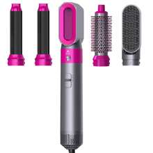 5 In 1 Hot Air Brush, Multi-Function Curling Iron And Straightening Hair Dryer Brush, Mother's Day, Valentine's Day, Friends Gift