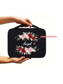 Customizable Image/Photo/Signature/Print Cover For Women/Men Portable Zipper Stationery, Personalized Gift - Multicolor - View 4