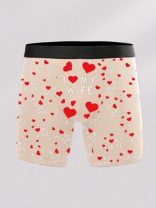 Men's Underwear Printed Fashionable Breathable Boxer Briefs,5Pcs - Black - View 7