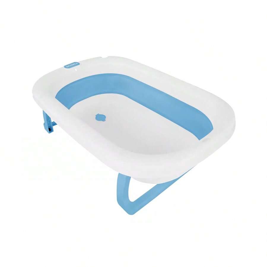 Bañera Tina De Baño  Bebe Plegable Portatil Casa Viaje - Azul - Ver 1