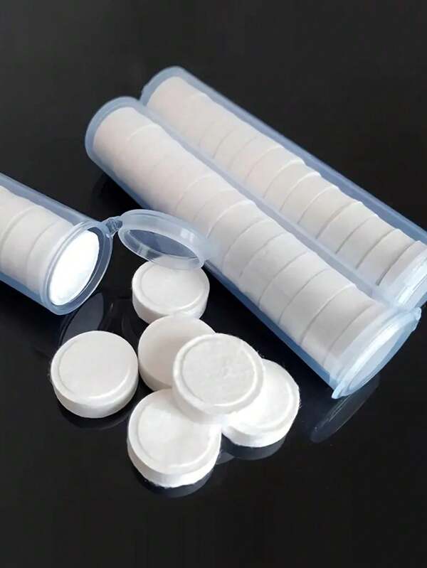 Einwegtuch, komprimiertes tragbares Reise-Vliesstofftuch, Feuchttuch, Outdoor-befeuchtete Tücher, komprimierte tragbare Einweg-Mini-Taschentuch-Tabletten für Reisen, Camping, Wandern, Sport, Schönheitssalon