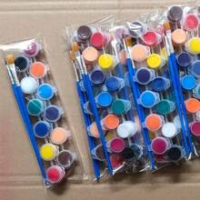 12 Farben/Set Acrylmalfarbe Farbpinsel Set DIY Kunsthandwerk Zeichnungswerkzeug Glatte Malfarbe Set DIY Malpinsel, Muttertag, Geschenk für Mama