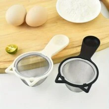 Fine Mesh Cat Shaped Colander With Plastic Handle, Metal Mesh Filter For Cooking, Food Preparation, Oil Removal, Juicing, Tea Filtration, Flour Screening, Soy Milk, Etc,Kitchen Accessories, A Must-Have Kitchen Tools Gift For Home Chefs, Space-Saving Storage For Kitchen Organizers , Christmas Kitchen Gifts Idea - Multicolor - View 4
