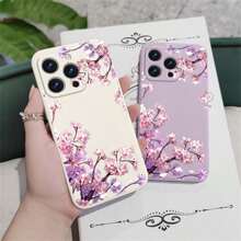 Ốp lưng silicon lỏng họa tiết hoa rơi tương thích với iPhone 16e 16 15 Pro Max 14 Plus 13 Mini 12 Pro 11 X XS XR XS Max 7 8 Plus SE2 SE3, tương thích với Samsung, Galaxy, , Redmi Note, Poco F7 M7 X7 F6 M6 X6 F5 M5 X5 F4 M4 X4 F3 M3 X3 NFC GT Pro, Hua Wei P40 Lite P30 Pro P20, tương thích với Honor 20 Lite 10 P Smart 2019, chống rơi, chống nước, chống sốc, chống trầy xước. Phiên bản quốc tế, không phải phiên bản nội địa. - trắng - Xem 5