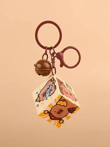 Móc khóa hình hoạt hình Capybara 3D có chuông - Có móc khóa hình con tôm hùm, Thích hợp cho ví nữ, ba lô, đồ trang trí điện thoại, phụ kiện móc khóa - Quà tặng sáng tạo cho sinh nhật, đám cưới, tiệc ngày lễ - Nhiều màu - Xem 3