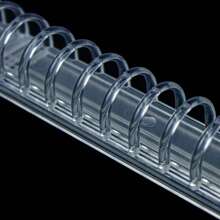 1件装透明大容量抽拉式活页扣环夹条装订环扣软塑料可拆卸更换活页替换芯办公用品、返校、学校用品