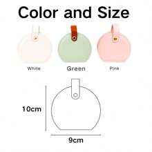 1 件个性化旅行珠宝盒带肩带，圆形珠宝盒，适合姐妹和朋友的伴娘礼物盒 - 彩色 - 查看 7