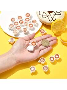 20pcs Mini Coffee Cup Pendants, Latte Art Design, Resin Charms Pendants For DIY Jewelry Making And Crafts (Mixed Color) - 20 Items - View 5