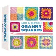 Le jeu de cartes Granny Square - Jeu de cartes de motifs au crochet 50 designs à mélanger et assortir pour des blocs au crochet, des vêtements au crochet et des accessoires fantastiques pour adultes débutants