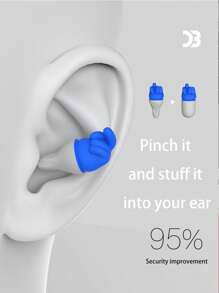 Soundproofing Middle Finger Earplugs Sleep Noise Prevention Dormitory Study Professional Silent Sleep Noise Reduction Sleep Artifact