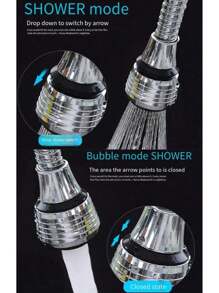 1 Kreative 360° Schwenkbare Verlängerung, 2 längere Modi, drehbar, spritzwassergeschützte Düse, aufgerüstete Wassereinsparung für die Küche! Bad, Toilette, Druckerhöhung, wassersparende Brause, Haushalt Anti-Spritz-Wasser, Haushalt verlängerte Brause, Sprühverlängerungsfilter Badezimmer Dekoration Herbstdekoration Schulanfang