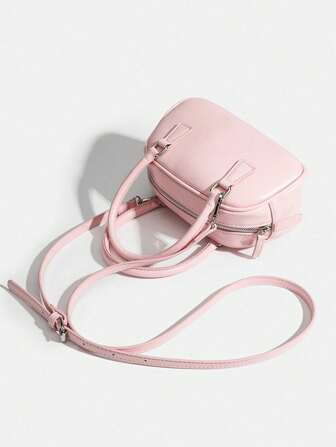 2026 Spring/Summer New Cute Mini Handbag, Crossbody Bag, Shoulder Bag, Bowling Bag, Crossbody Bag, Small Square Bag Business Women's Leisure Fashion Daily Commuter Bag, Suitable For Work, Shopping, Dating, Travel, College Students, Women's Bag, Daily Use