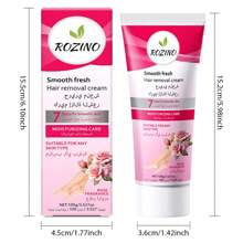 100g 七天脱毛膏，温和脱毛，不刺激，保湿，持久清新，让肌肤如丝般柔滑 - 白色 - 查看 4