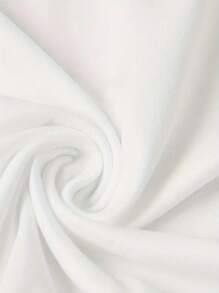 Áo thun nữ cổ tròn dáng rộng, áo thun ngắn tay màu trắng in họa tiết, áo thun họa tiết cho mùa hè. - trắng - Xem 7