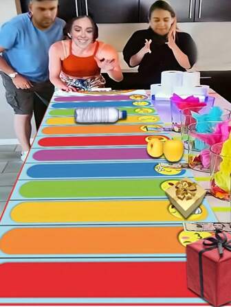 1 st roligt flaskrullande spel, gör-det-själv-belönings- eller straffspel, rullande spelrekvisita, lämplig för teambuilding, familj, vänträffar och högtidsaktiviteter