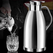 Cafetière en acier inoxydable 304, usage domestique, théière, bouteille d'eau chaude, bouteille isotherme pour l'extérieur, gourde de camping portable, retour à l'école
