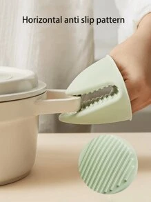 2pcs Silicone Heat-Resistant Mites, Microwave Mites, Insulated Oven Mites, Mini Mites For Cooking, Baking, And Grilling, Heat-Resistant And Thick Silicone Hand Clips For Kitchen Silicone Insulated Gloves, Household Oven Baking Tools, Essential Kitchen Accessories That Do Not Occupy Space And Keep The Kitchen Countertop Clean - Multicolor - View 5