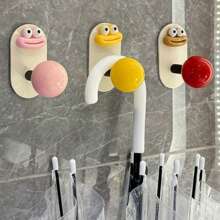 Dopamine Bathroom Hook, Plastic Wall Mounted Towel Rack, Non Perforated Strong Load-Bearing Adhesive Hook, Household Wall Mounted Bathroom Towel Adhesive Hook, Casual Style, Easy To Install, Strong Load-Bearing Adhesive Hook, Used For Household Use.