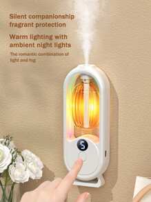 Home Intelligent Fully Automatic Essential Oil Diffuser, Hotel Bedroom Timed Silent Diffuser, Office Living Room Long-Lasting Fragrance Diffuser, Bathroom Deodorizing Electric Air Purifier, Rechargeable Electric Air Purifier. - White - View 5