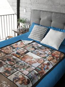 1 pieza Manta personalizada, mantas personalizadas con talla grande de 10 imágenes, mantas suaves y acogedoras personalizadas, regalo personalizado, manta personalizada como regalo de cumpleaños, transpirable, ligera, lavable, linda, amorosa, cálida, acogedora, suave, cómoda, simple, personalizada, única, para él, para ella, novio, novia, papá, mamá, familia, amigos, cama, coche, dormitorio, sala de té, sala de estar, sofá, para oficina, transpirable, ligera, lavable, divertida, linda, amorosa, suave, cómoda, elegante, simple, personalizada, única, regalos ideales para él, regalos ideales para ella, él, ella, novio, novia, papá, mamá, familia, amigos, para aniversarios, para el Día de la Madre, para cumpleaños, para el Día de San Valentín, para graduación, para el Día del Padre, para bodas, para inauguración de la casa, sofá, cama, coche, sala de té, dormitorio, baño, sala de estar, comedor