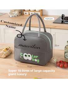 Customizable Large-Capacity, Extra-Thick, Portable Lunch Box Bag For Office Workers