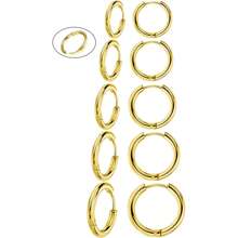 10 Pairs Silver Hoop Earrings Set For Women Surgical Steel Hoop Earrings Lightweight Hypoallergenic Tiny Small Hoops (8mm 10mm 12mm 14mm 16mm)