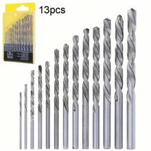 [13 Pcs Cobalt Drill Bits] 13 Pcs Metric Cobalt Twist Drill Bits For Stainless Steel And Hard Metal (1.5mm-6.5mm)