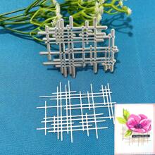 Creative Geometric Pattern Metal Cutting Dies, DIY Scrapbooking Album And Embossing Stencil, Greeting Card Making Tool, Card Paper Cutting Crafts ,Gift Card Making Template Die Cuts