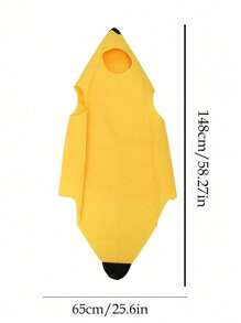 1pc Funny Big Banana Stage Show Banana Costume Carnival Party Stage Props Halloween, Party Dress