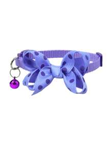 1/3 件可爱泡泡花蝴蝶结宠物狗猫项圈，帮助主人打扮宠物 - 彩色 - 查看 4