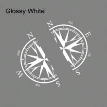 Van Body Side Stickers Car Camper RV Motorhome Caravan Minivan Cargo Graphics Compass Decor Decals Cover Auto Tuning Accessories - one-size - View 12