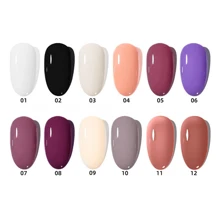 1瓶8毫升水性指甲油，无需烘烤，可撕拉，持久速干，适合学生使用，不含酒精 - 酒紅色 - 查看 5