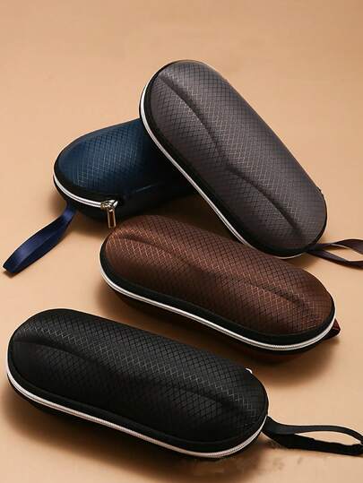 1pc Protective Glasses Case Hard Zipper EVA Shell Sport Sunglasses Box Eyeglasses Bag Travel Pack Pouch Portable Eyewear Bags Case