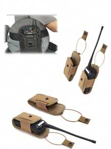 1000D Molle Radio Walkie Talkie Pouch Waist Bag Holder Pocket Portable Interphone Holster Carry Bag For Hunting Camping