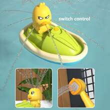 鸭子洗澡玩具套装 - 婴儿鸭子洗澡玩具，婴儿浴缸喷水淋浴，儿童淋浴船小黄鸭，动物，喷水鸭，生日礼物