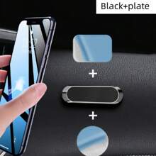 1pc Magnetic Car Phone Holder, Waterproof Alloy Bracket, Dashboard Car Phone Mount, GPS Navigation Phone Stand, Compatible With Smartphones, Use With Magnetic Plate Compatible With IPhone, Android Phone, Gift For Birthday, Family, Friends Car Accessories