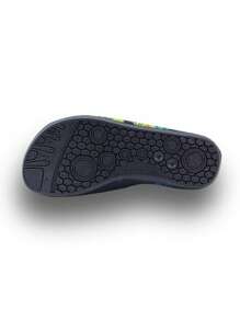 儿童户外沙滩夏季男童黑火焰龙软底轻便透气海边沙滩水游泳徒步弹力袜鞋