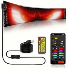 App-Controlled LED Car Sign - Wireless USB-Powered Programmable Display W/ Motion Sensor & 4 Sizes For Parties, Concerts, Store Signs & Events" - 1pc-16*32LED顯示屏 - 查看 6